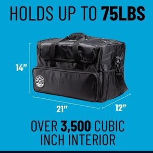Durable Black Duffel Bag for Men